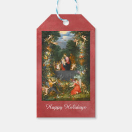 Etiqueta Para Presente A Santa Família, Jan Brueghel Feriados