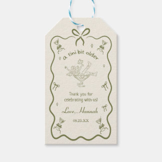 Etiqueta Para Presente A Tini Bit Older Espresso Martini Birthday Thanks