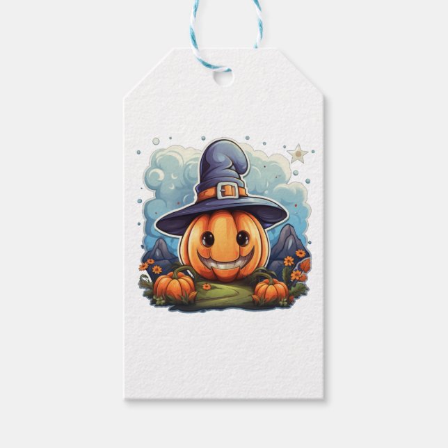 Etiqueta Para Presente Abóbora-abóbora (Frente)