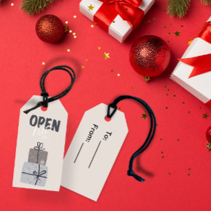 Etiqueta Para Presente Abre-me! etiqueta de presente de Natal