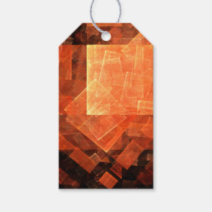 Etiqueta Para Presente Abstrato de Arte da Janela