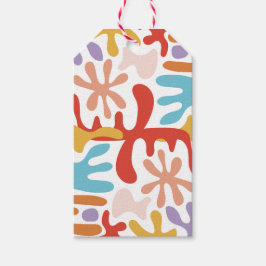 Etiqueta Para Presente Abstrato Moderno Colorida