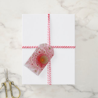 Etiqueta Para Presente Abstrato Pink Steampunk
