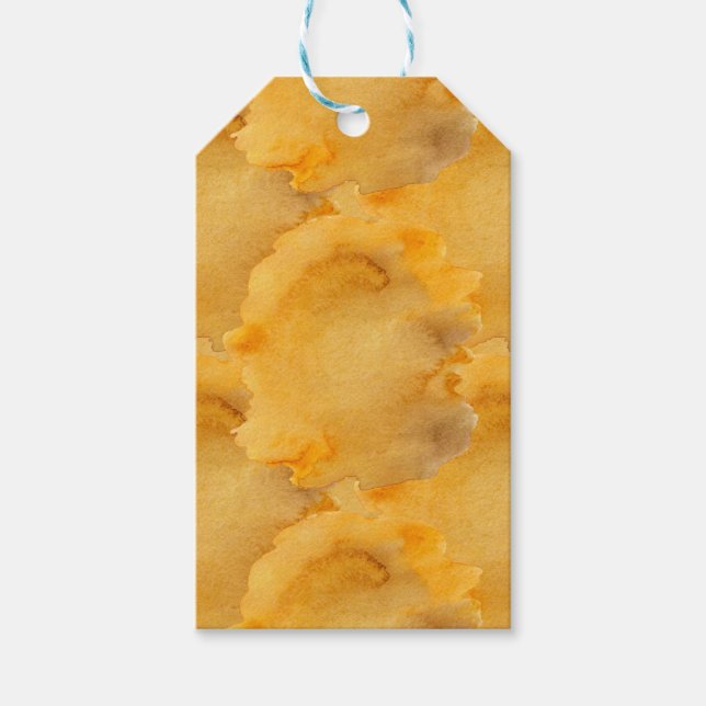 ETIQUETA PARA PRESENTE ABSTRATO SHADES DE DOURADO (Frente)