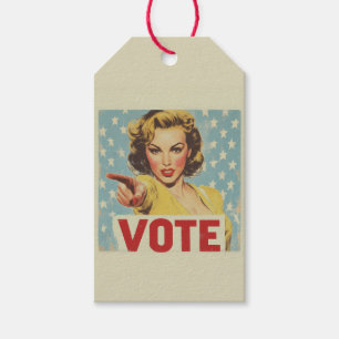 Etiqueta Para Presente Ação Patriótica: Votação!