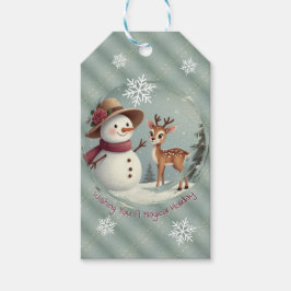 Etiqueta Para Presente Acessórios de Natal Fofo Desenhado Estilo de Pendu