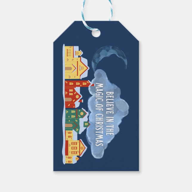 Etiqueta Para Presente Acredite na magia do natal (Frente)