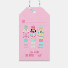 Etiqueta Para Presente Acrililmo de Natal Personalizado Nome Pastel