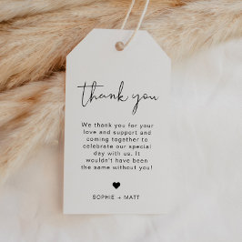 Etiqueta Para Presente ADELLA Edgy Modern Minimalista Marca de Favor