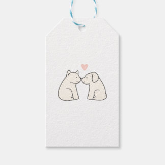 Etiqueta Para Presente Adesivo de Amor de Cachorro