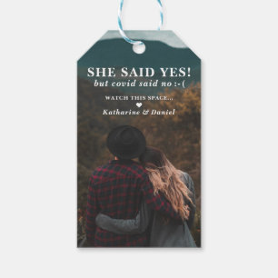 Etiqueta Para Presente Adiamento De Casamento De Tipografia Salvar A Data