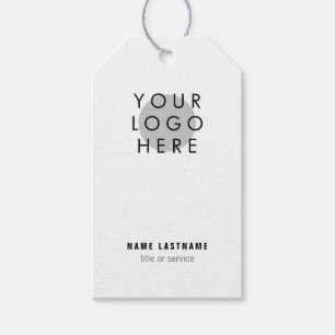 Etiqueta Para Presente Adicionar logotipo minimalista cartão de visita pr