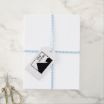 Etiqueta Para Presente Adicionar Nome Personalizado da Empresa de Negócio<br><div class="desc">Você pode personalizá-lo com sua foto,  logotipo ou texto. Você pode colocá-los como quiser na página de personalização. Moderno,  único,  simples ou pessoal,  é sua escolha.</div>