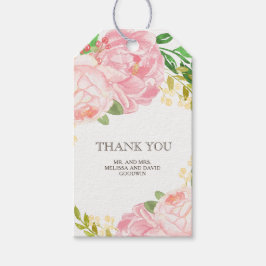 Etiqueta Para Presente Adoráveis Peonies Casando Favorito Dom Hang Tag