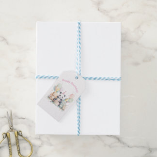 Etiqueta Para Presente Adorável Etiqueta de Presente de Aniversário de Pa