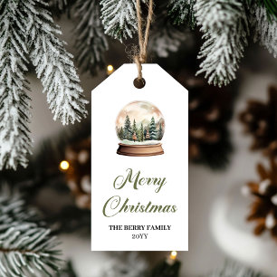 Etiqueta Para Presente Adorno de Natal Neutro Xmas Imprimível Festa