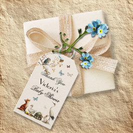 Etiqueta Para Presente Aesop's Storybook Characters Baby Shower