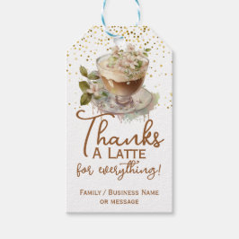 Etiqueta Para Presente Agradecimento Aquarela Um Montão Café Obrigado