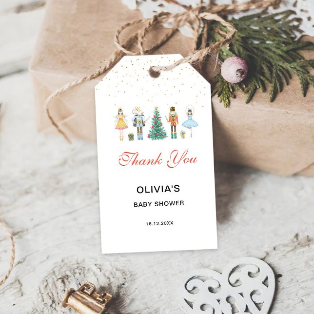 Etiqueta Para Presente Agradecimento de Natal do Quebra-Nozes (Criador carregado)