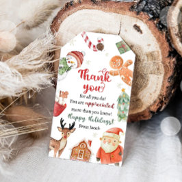 Etiqueta Para Presente Agradecimento Natal Família