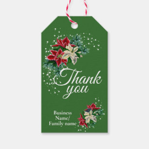 Etiqueta Para Presente Agradeço-Lhe Apreciação Floral