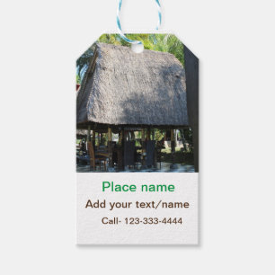 Etiqueta Para Presente água oceano praia foto adicionar nome texto local