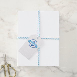 Etiqueta Para Presente Ahoy é um menino! Tag do favor do chá de fraldas