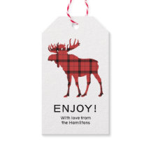 Alce de Natal Xadrez Vermelho Padrão Tartan