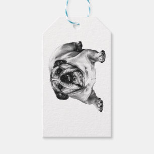 Etiqueta Para Presente Alegria de bulldog para cada presente