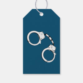 Etiqueta Para Presente Algemas em azul
