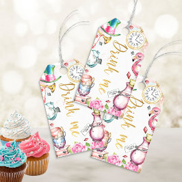 Etiqueta Para Presente Alice em Onederland Beba as Marcas Favoráveis