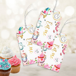 Etiqueta Para Presente Alice no País das Florestas