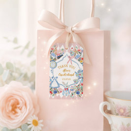 Etiqueta Para Presente Alice no País das Portas