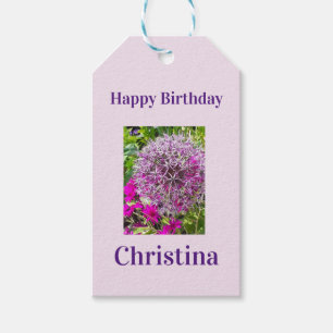 Etiqueta Para Presente Allium & Summer Flowday