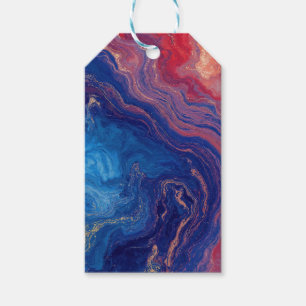 Etiqueta Para Presente "Alquimia das Correntes" - Um Abstrato Colorido