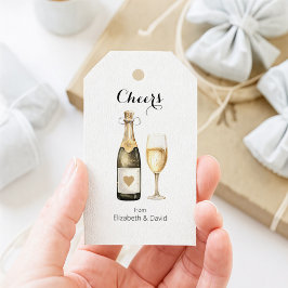 Etiqueta Para Presente Amante de Champanhe Prosecco Brindamos a Você