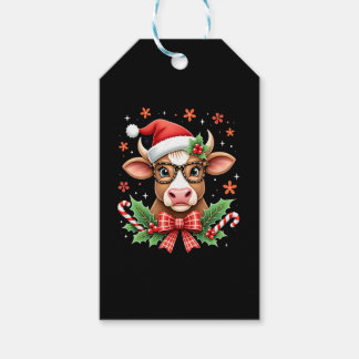 Etiqueta Para Presente Amante de Vaca das Terras Altas Fofo Chapéu de Pap