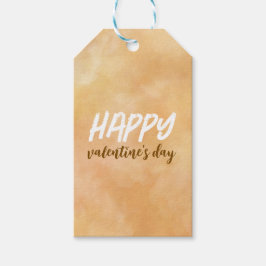 Etiqueta Para Presente Amarelo - Dia de os namorados castanho