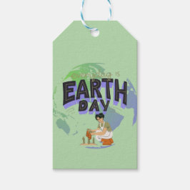 Etiqueta Para Presente "Ame Sua Mãe: Dia da Terra Todo Dia"