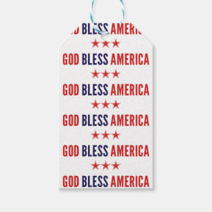 Etiqueta Para Presente América Deus abençoe