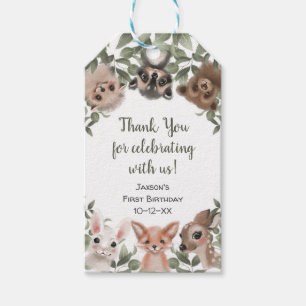 Etiqueta Para Presente Amigos da floresta animais da floresta