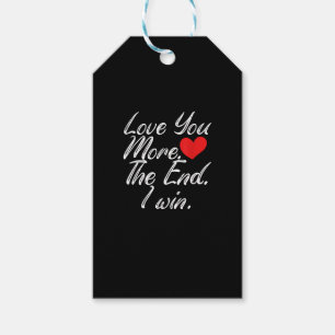 Etiqueta Para Presente Amo você mais eu ganho Estilo Dia dos Namorados en