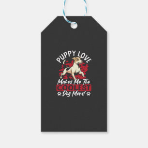 Etiqueta Para Presente Amor de Cachorrinho a Mãe de Cachorro Mais Legal!