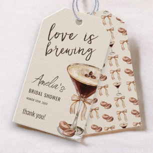 Etiqueta Para Presente Amor é Criar Chá de panela Espresso Martini