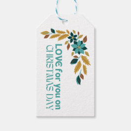 Etiqueta Para Presente Amor para você no dia de natal