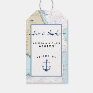 Etiqueta Para Presente Âncora #Nautical do #Florida do amor & dos