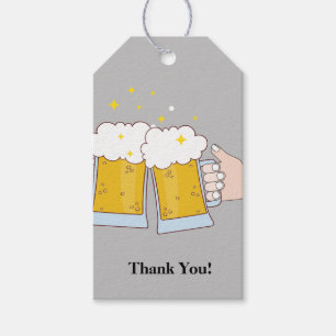Etiqueta Para Presente animações, cervejas, obrigado de cerveja, sua etiq