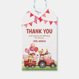 Etiqueta Para Presente Animais de Fazenda, Quintal, Rancho