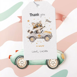 Etiqueta Para Presente Animais Engraçados Race Carros segundo aniversário