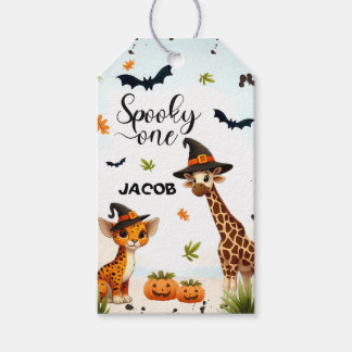 Etiqueta Para Presente Animais Safari do Jungle do Halloween Aniversário 